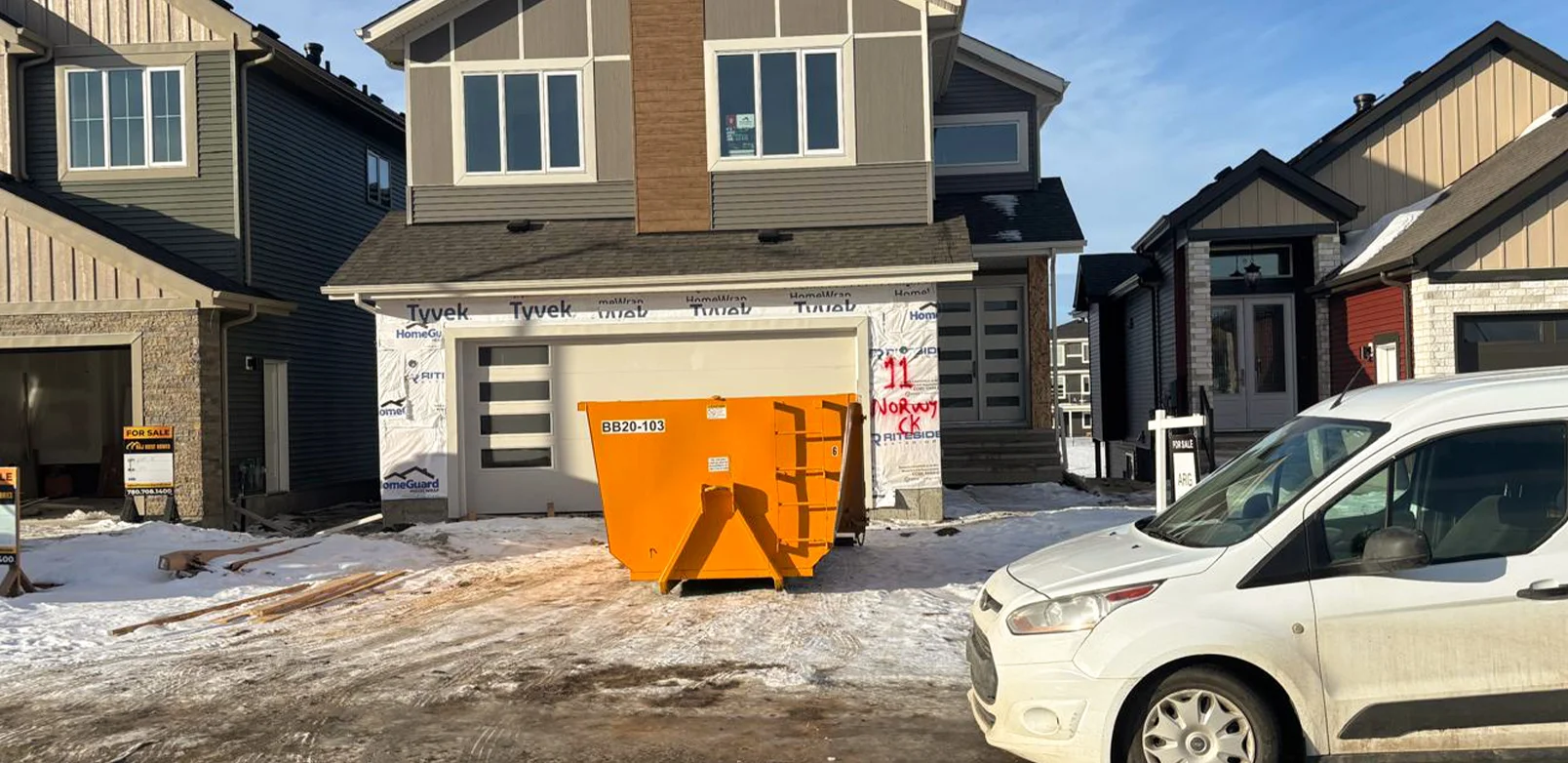 5 Tips for Using a Rental Dumpster on Your Home Construction Project in Edmonton