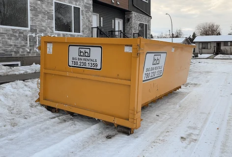 Residential Dumpster Rental in Edmonton