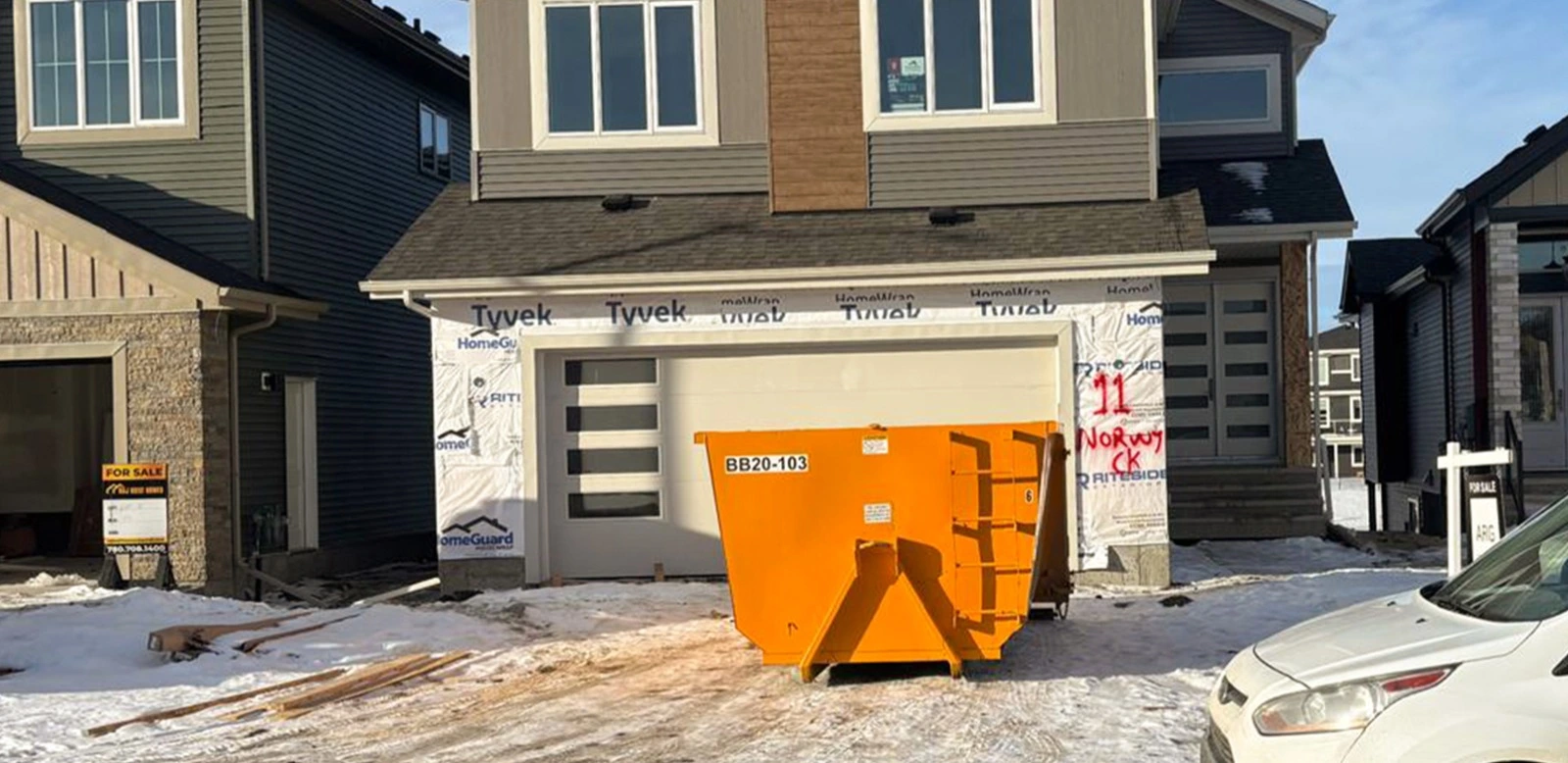 Why construction jobs need specialized bins (concrete, heavy debris, wood, drywall)